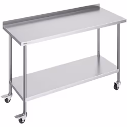 Caractéristiques & Détails Acier inoxydable de haute qualité : cette table de travail, mesurant 24 x 60 x 40 pouces / 61 x 15 ...