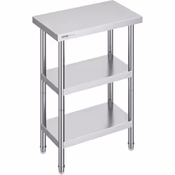 Caractéristiques & Détails Acier inoxydable de haute qualité : cette table de travail, mesurant 14 x 24 x 34 pouces / 356 x 6 ...