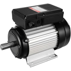 VEVOR Moteur electrique 2,2 kW moteur de compresseur deair monophase, 2800 tr/min, CA 220-240 V, 13,8 A, cadre 90L, B3, arbre a clavette 24 mm,