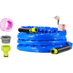 Tuyau deEau Chauffant pour Camping-car 4,5 m, Tuyau deEau Potable Antigel jusqua -42,7 ℃, avec Couvercle Ondule, Autoregulation Automatique, Diametre