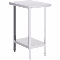 Caractéristiques & Détails Acier inoxydable de haute qualité : cette table de travail, mesurant 24 x 18 x 34 pouces / 61 x 45 ...