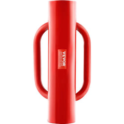 Enfonce-pieux de Cloture, Diametre Interieur 68,58 mm, Pilon de Poteau en t Manuel avec Poignees en Acier au Carbone Robuste 6,4 kg, Canal u pour