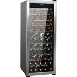 Vevor - Cave a Vin 80 Bouteilles, Refrigerateur a Vin a Double Zone et a Double Temperature, Frigo Vin avec Commande Numerique, Porte en Verre Miroir