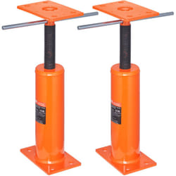 Vevor - Verins de sol de maison, lot de 2, plage de hauteur de 12 a 16 pouces, capacite de charge maximale de 9 700 lb par unite, poteau de support