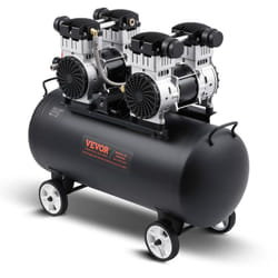 Compresseur deAir sans Huile, Reservoir Acier 75 l, 2,65 kW, 14,6 cfm 90 psi, Pression Max 125 psi, Compresseur Silencieux Portable pour Reparation