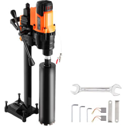 VEVOR Carotteuse a Diamant Diametre de Percage 20-250 mm, Perceuse au Diamant avec Support 3200 W, Appareil de Forage Diamant Percage Humide et