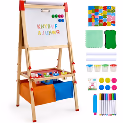 Caractéristiques & Détails Explorez plusieurs modes créatifs : Ce chevalet d'art pour enfants est synonyme de polyvalence ! I ...