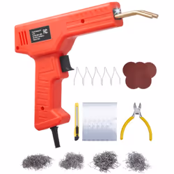 Soudure Plastique, 100 w, Pistolet de Soudage Plastique 800 Agrafes de Soudage, Kit Reparation Professionnel Pare-chocs Voiture Lumiere led pour