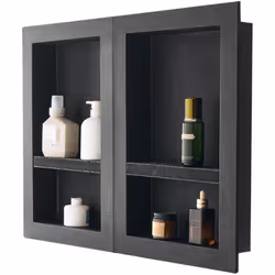 Élégant et parfaitement installé – Parfait pour chaque espace ! Niche de douche étanche et renforcée pour une meilleure porta ...