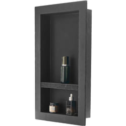 Niche Encastrable Salle de Bain, 10,16x40,64x71,12 cm, Niche Douche Encastrable Murale Etageres Organisateur de Rangement Moderne, pour Stockage de