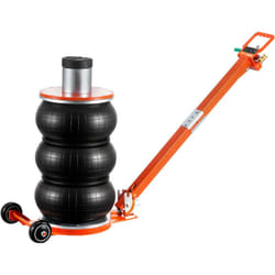 Cric Pneumatique 5 tonnes, Cric de Levage Pneumatique avec Colonne Surelevee et Poignee Reglable, Facile a Soulever et Compact, pour Berline, suv,