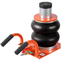 Cric Pneumatique 3 tonnes, Cric de Levage Pneumatique avec Colonne Surelevee et 6 Tubes en Acier, Facile a Soulever et Compact, pour Berline, suv,