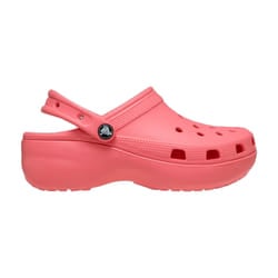 Crocs Sabots à Plateforme Classiques pour Femmes - Couleur Orange, Tailles 36-37 Disponibles, Confort Légendaire
