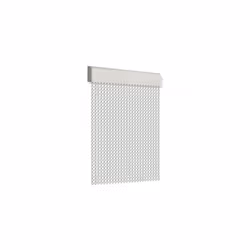 Le rideau de porte 90x210cm avec cordon spirale n°3 en gris-blanc est le complément parfait pour votre maison. Fabriqué en PV ...