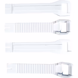 Gaerne GXJ / SGJ Kit de sangle pour enfants, blanc, taille 44 pour Des gamins
