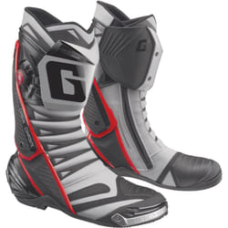 Gaerne GP1 Evo Racing Bottes de moto, noir-gris-rouge, taille 44 pour Hommes