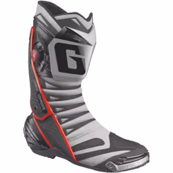 Gaerne GP1 Evo Racing Bottes de moto, noir-gris-rouge, taille 44 pour Hommes