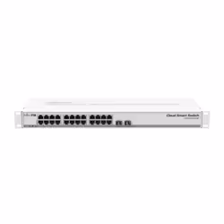 Mikrotik CSS326-24G-2S+RM, Géré, Gigabit Ethernet (10/100/1000), Connexion Ethernet, supportant l'alimentation via ce port (P ...