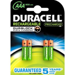 Duracell AAA, 800mAh Batterie rechargeable