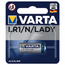Varta -4001, Batterie à usage unique, Alcaline, 1,5 V, 1 pièce(s), 880 mAh, Gris, Argent