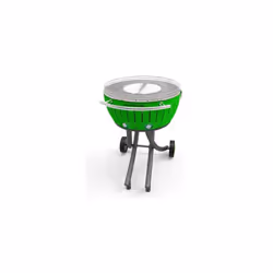 LotusGrill XXL, Grill, Charbon de bois (combustible), Chaudron, Grille, Vert, Rond