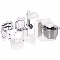Bosch MUM4880, Blanc, 1 L, 1,2 m, 600 W, 265 mm, 305 mm