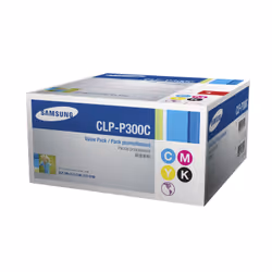 Samsung CLP-P300C Pack de 4 toners Noir et Couleur (Noir: 2000 / Couleur: 1000 pages)