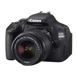 Canon EOS 600D + EF-S 18-135mm Kit d'appareil-photo SLR 18 MP CMOS 5184 x 3456 pixels Noir
