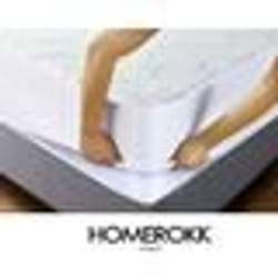 Protège matelas - HOMEROKK - 90 x 190 cm - Imperméable - Respirant - 40% Bambou