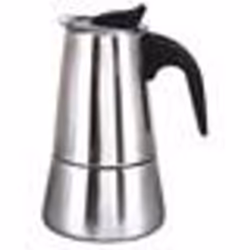 Cafetière italienne - ROYAL SWISS - 6 tasses - Inox 18/10 - Compatible tous feux - Gris