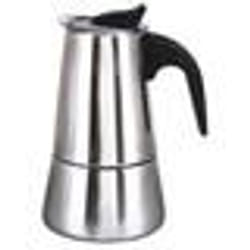 Cafetière italienne - ROYAL SWISS - 6 tasses - Inox 18/10 - Compatible tous feux - Gris