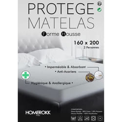 Alèse - HOMEROKK - 160x200cm - Imperméable - Anti-acariens - Hygiénique
