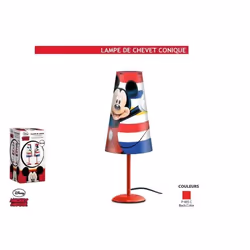 Lampe de chevet - MICKEY - 38 cm - Rouge - E14 - 1 ampoule