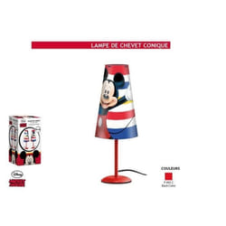 Lampe de chevet - MICKEY - 38 cm - Rouge - E14 - 1 ampoule
