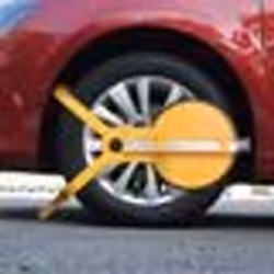 COSTWAY Sabot de Roue Antivol Caravane Voiture avec 2 Clés pour Roue DE 13-15 Voiture Antidémarrage en Métal