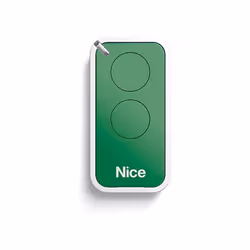 Emetteur de télécommande vert NICE 2 canaux pour portail et porte de garage - INTI2G