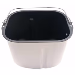 Cuve pour machine à pain MOULINEX, SEB Cette cuve ou moule de cuisson est en Téflon, anti-adhésif Au centre, axe de méplat di ...