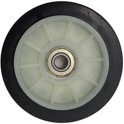 Patin roue avant (2969900200, 2987300200) Sèche-linge altus Beko coldis, continental edison, essentiel b, far, grundig, listo, oceanic