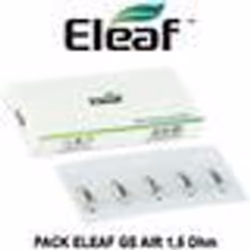 5 Résistances / Mèches ELEAF GS AIR 15 Ohm Dual Coil pour GS AIR GS Air M et GS Tank de ELEAF / Ismoka. AUTHENTIQUE