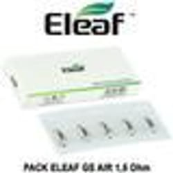 5 Résistances / Mèches ELEAF GS AIR 15 Ohm Dual Coil pour GS AIR GS Air M et GS Tank de ELEAF / Ismoka. AUTHENTIQUE