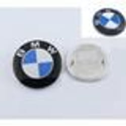Badges emblème - BMW - 82mm capot & 74mm coffre - Lot de 2 logos - Vérifiez dimensions avant commande