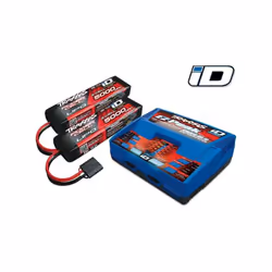 Traxxas 2990, Lithium Polymère (LiPo), Hybrides nickel-métal (NiMH), 2 pièce(s), Piles fournies