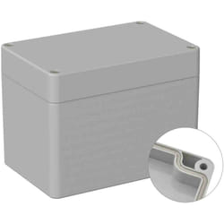 Boîtier à usage général rs pro en abs, 80 x 120 x 90mm, Gris IP66 ( Prix pour 1 )