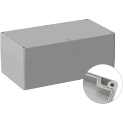 Rs Pro - Boîtier à usage général en Polycarbonate, 200 x 360 x 149.5mm, Gris IP66 ( Prix pour 1 )