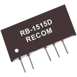 Convertisseur CC/CC pour circuits imprimés RECOM RB-1212D Nbr. de sorties: 2 x 12 V/DC 5 V/DC 42 mA 1 W 1 pc(s)