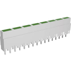 Signal Construct - zalw 082 Rangée de LEDs x8 vert (l x l x h) 40.8 x 3.7 x 9 mm