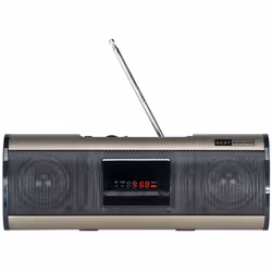 Bestsound MP81-5, FM, 3 W, Noir, Gris, USB, LED