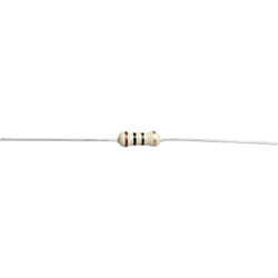 Résistance à couche carbone Weltron 405302 2.7 kΩ sortie axiale 0411 0.5 w 1 pc(s) W73275
