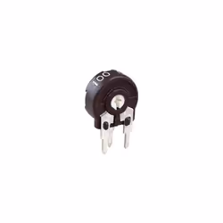 description Le réglage de ce potentiomètre / trimmer s'effectue grâce à un tournevis. Modèle vertical 1 kΩ N/A pas . fabrican ...
