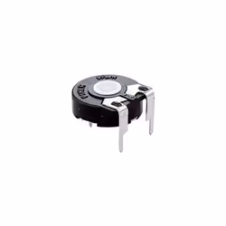 description Potentiomètre / trimmer avec trou central prévu pour des boutons moletés et des axes enfichables. Modèle 100 kΩ N ...